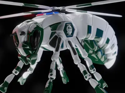 Insect Vehicle - Robot Insect 3D model