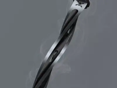 Daga Tres Filos M48 Cyclone United Cutlery 3D model
