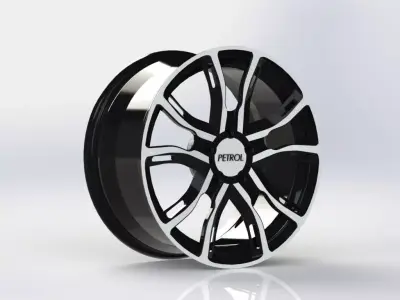 Cast rim Petrol-P5A 3D model