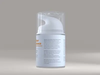 Beautenic Ultra sheer Sun Screen Bottle 3D model