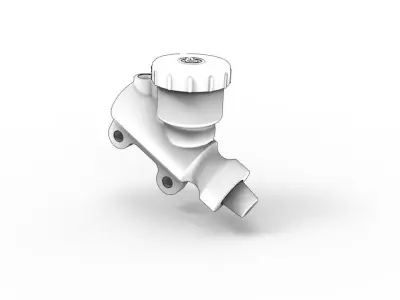 Brembo Billet Rear Brake Master Cylinder 3D model