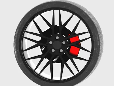 Car disk 3D model by albrodbel