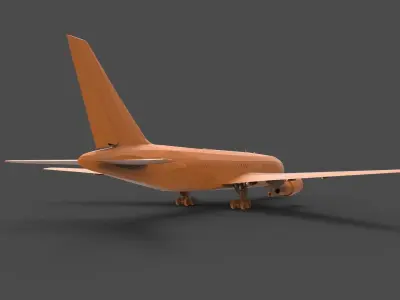 Boeing 767 3D print model purchase