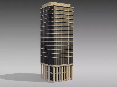 Commercial Building 012 3D model