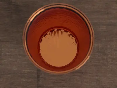 Copper Mint Julep Cup 3D model