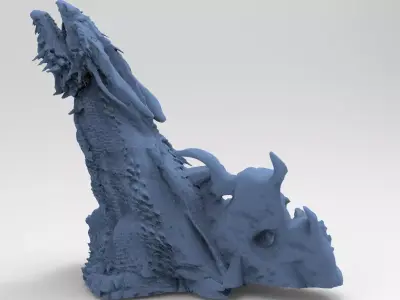 Dragon Stone Ruin Rock 4  3D model