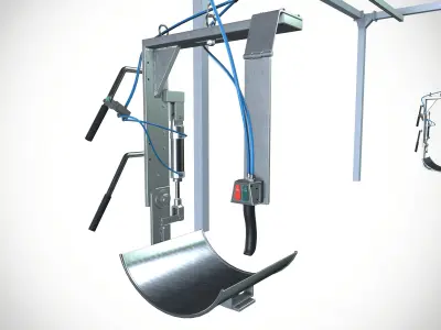 Factory Crane Setup 3D model