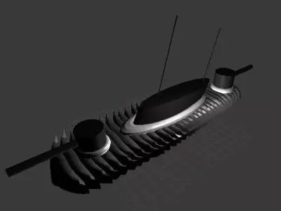 dark ship 3D model