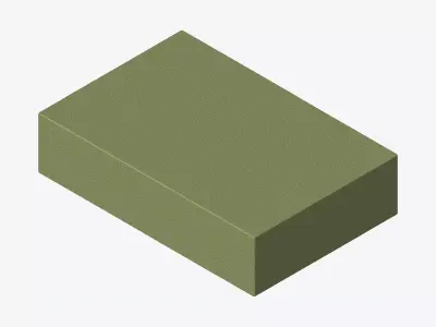 Furniture - Seating - Contemporary - Three - Base - Small Low-poly 3D model