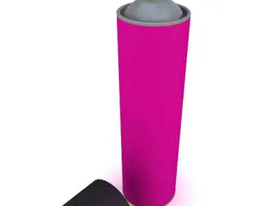 Aerosol Can Free low-poly 3D model