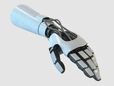  Robot Hand High Quality Photorealistic 3D Model 
