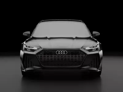 Audi RS6 Avant C8 Detailed 3D Model 3D model