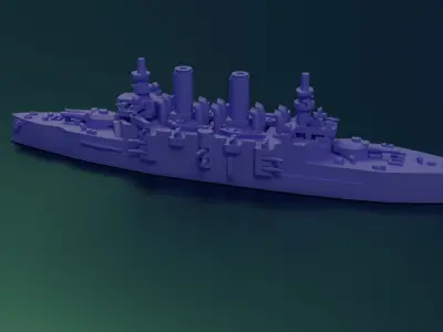 Battleship SMS Babenberg 3D print model