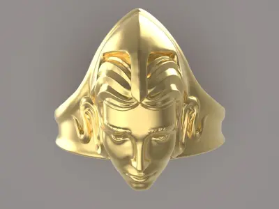 The ring of the goddess Athena 3D printable model 3D print model
