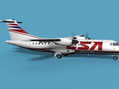 ATR  ATR-42-500 Czech Air 3D model