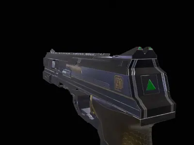 Colt CP-Raven Low-poly 3D model