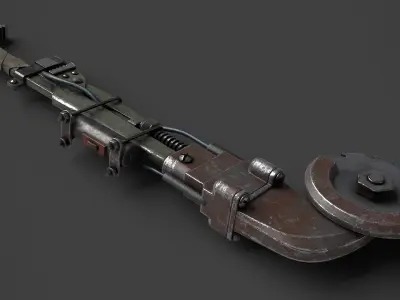 Modifiable Strike Weapon 17 Low-poly 3D model