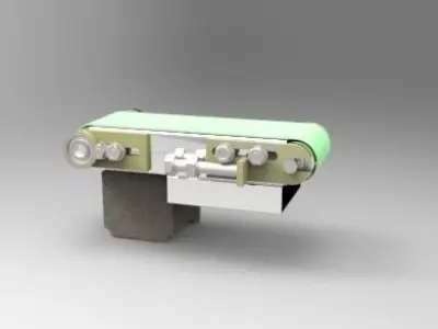 Conveyor machine with handle Free 3D model
