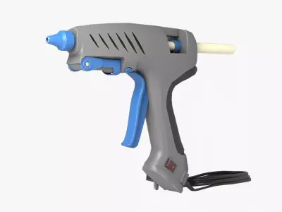 Glue Gun Low-poly 3D model purchase