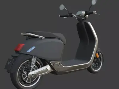 Stylized Electric Scooter 3D Model 3D model by im3dking