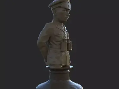 Bust Rommel  3D print model