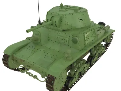 tank 3d model japanese 3D model