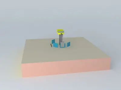 sketchyphysics crane Free 3D model