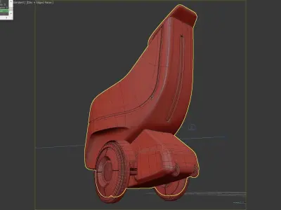 Seagway S-pod realistic high poly 3d model vray 3D model