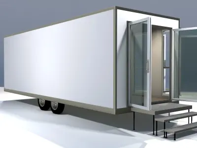 Event Trailer 3D model