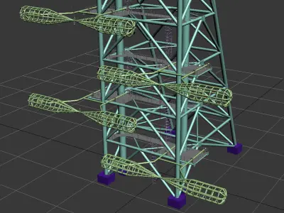 ZGRLS Duga for Chernobyl 3D model