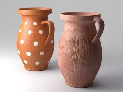 Clay Jugs 3D model