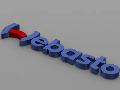 webasto logo 3D model