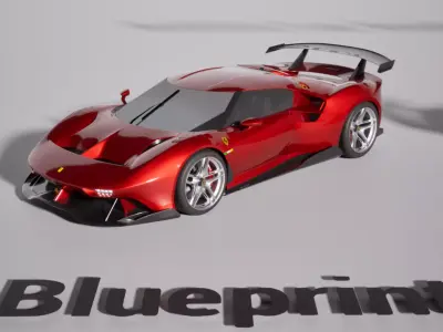 ArchViz Car Assets P12 - Unreal Engine 5 3D model