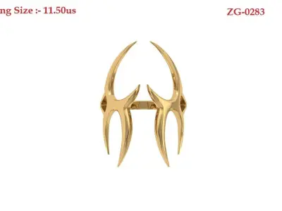  Loki Helmet Shaped Unisex Ring  3D print model