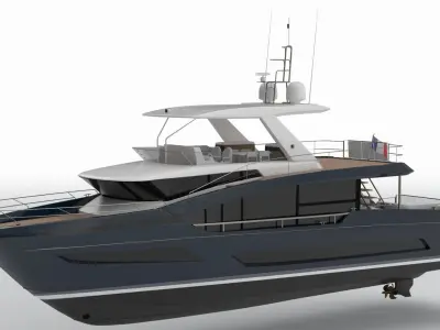 Amelie Yacht Dynamic Simulation 3D model