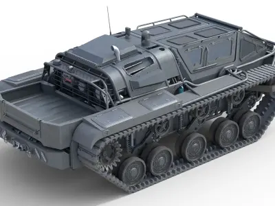 Ripsaw EV3 F4   Low-poly 3D model
