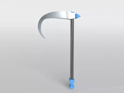 Lowpoly Sickle 002 Free low-poly 3D model