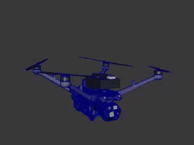 DJI Matrice 4TD High-Poly Drone 3D Model 3D model