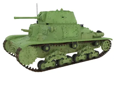tank 3d model japanese 3D model