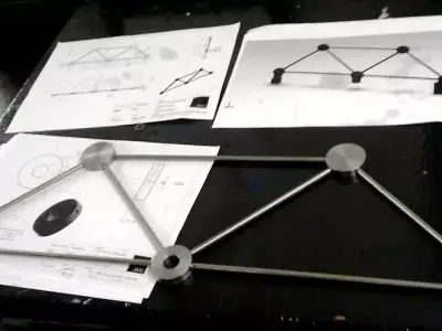 Pin Jointed Framework 3D model