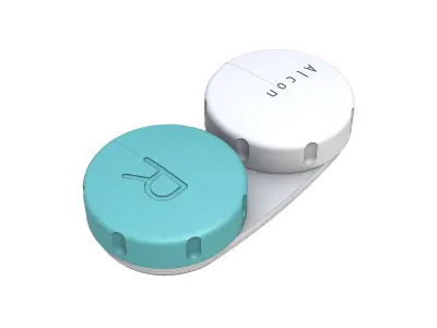 Simple lens case by Alcon 3D model