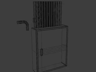 Electric box - LowPoly Free low-poly 3D model