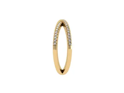  Solitaire Engagement Ring 3D print model order