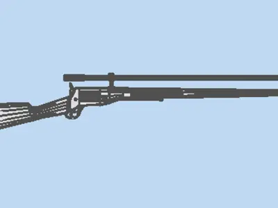 Revolver - Rifle Type 2 3D model