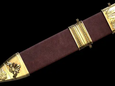 ROMAN GLADIUS SWORD  Low-poly 3D model