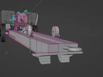 howitzer 2a65 3D model