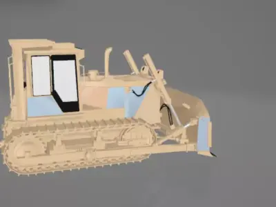 dozer  3D model