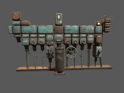 Old Fusebox 3D model