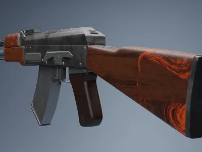 AK-47  3D model purchase