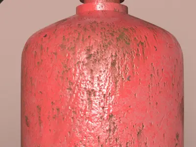 Fire Extinguisher Gameready  Low-poly 3D model Low-poly 3D model